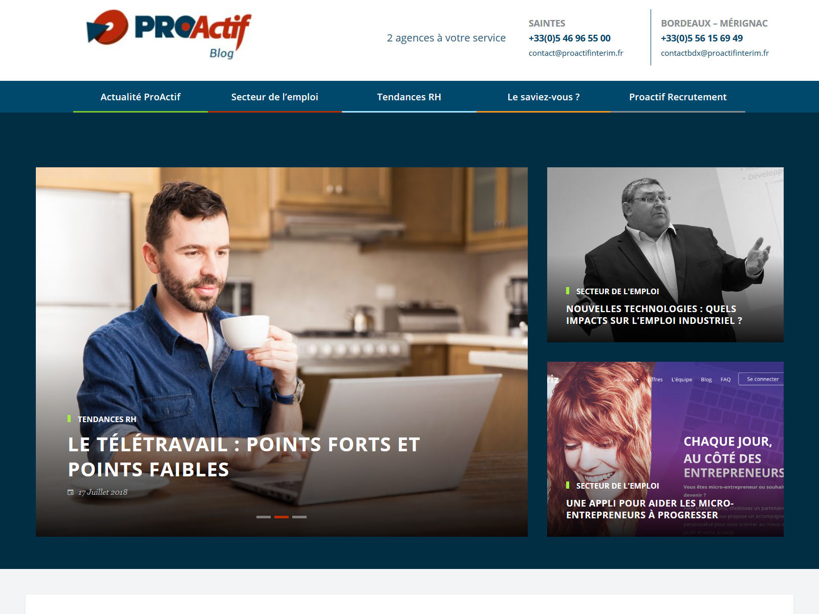 écran blog ProActif